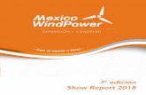 Show Report ESP 2018 MWP - Mexico WindPower · DATOS GENERALES Expositores y patrocinadores nacionales e internacionales 109 Superﬁcie del evento: 4,907 m2 - Piso de exposición