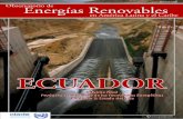 ECUADOR - renenergyobservatory.org...el apoyo de la comunidad internacional para construir proyectos de cogeneración; d) Existe experiencia en la utilización de biocombustibles,