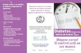 Diabetes - Health Resource in Actionfiles.hria.org/files/DB727.pdfEn cada visita • Peso • Presión arterial • Revisar sus pies • Revisar las anotaciones de los niveles de azúcar