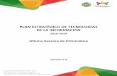 PLAN ESTRATÉGICO DE TECNOLOGÍAS DE LA INFORMACIÓN...El Plan Estratégico de Tecnologías de la Información y Comunicaciones PETI de la Alcaldía Distrital de Cartagena de Indias