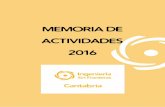 MEMORIA DE ACTIVIDADES 2016 - ISF Cantabria · 2017-11-13 · MEMORIA DE ACTIVIDADES 2016 – ISF CANTABRIA 4 1 SENSIBILIZACIÓN Y EDUCACIÓN PARA EL DESARROLLO En el año 2016, siguiendo