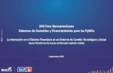 XXII Foro Iberoamericano Sistemas de Garantías y Financiamiento …forocolombia.redegarantias.com/.../panel2-3-xxii.pdf · 2019-09-03 · Sistemas de Garantías y Financiamiento