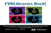 FVRLibraries Rock!...LECTURAS DE VERANO 2018 WWW . FVRL. ORG Programas de biblioteca de verano para jóvenes, adolescentes y sus familias. ... Trae una manta y un picnic a los espectáculos