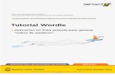 Tutorial Wordle - contenedor-digital.buenosaires.gob.ar · de uso libre y pueden descargarse gratuitamente de Internet e instalarse en cualquier computadora. De esta manera, se promueve