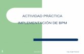 ACTIVIDAD PRÁCTICA IMPLEMENTACIÓN DE BPMfing.uncu.edu.ar/catedras/cialimentaria/actividades-practicas/ACTIVI… · 2. Relacionar los principios de BPA y BPM desde el punto de vista