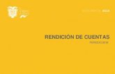 RENDICIÓN DE CUENTAS - Gob...RENDICIÓN DE CUENTAS PERIODO 2018 ANTECEDENTES JURISDICCIÓN La población total de la DHE es de 3.478.382 habitantes PROVINCIA CANTONES PARROQUIAS ESMERALDAS