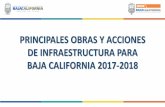 PRINCIPALES OBRAS Y ACCIONES DE INFRAESTRUCTURA PARA …sidue.gob.mx/doctos/2018/OBRAS_2017-2018.pdf · mejoramiento de imagen urbana de la zona centro de la ciudad de tijuana $ 34,300,000.00