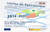 Resumen del Informe de Ejecución 2017 resumen para la ... · RESUMEN PARA LA CIUDADANÍA del Programa Operativo FEDER PAIS VASCO 2014-2020 Año 2017 . INFORME EJECUCIÓN ANUAL 2017