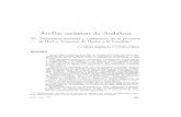 Arcillas cerámicas de Andalucíaboletines.secv.es/upload/196706207.pdf · peso especifico y resistencia a la compresión en probetas calcinadas. Se desprende que estas arcillas son