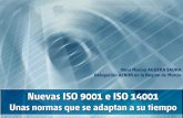 Nuevas ISO 9001 e ISO 14001 - FREMM subidos/Jornadas/Desayunos... · Dimensión de los cambios de ISO 14001:2015 . ... 4.1 Conocimiento de la organización y su contexto: ... La nueva