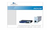 NDO8 - Adilec Enginyeria · Tensión de entrada optoacopladores 5 – 30V Impedancia de entrada optoacopladores 4700 Ω Activación por nivel bajo Vi Lmax = 1V Corriente máxima en