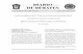 DIARIO DE DEBATES · 2016-03-04 · diario de debates toluca, mÉxico, octubre 16 de 2014 tomo xxiii sesiÓn no. 168 sesiÓn deliberante de la “lviii” legislatura del estado de