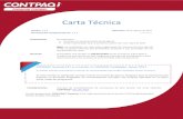 Carta Técnica - Iniciosia1.mx/descargas_libres/cartas_tecnicas/comercial/... · • Series tradicionales que se activaron a partir del 1 de mayo de 2017 Nota: Los certificados sin