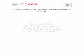 CONSEJO DE EVALUACIÓN DEL DESARROLLO SOCIALdata.evalua.cdmx.gob.mx/files/info/2015/doc_VC_10_15.pdf · 2016-08-25 · Gobierno de la Ciudad de México, encomienda al Consejo de Evaluación