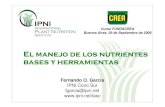 El manejo de los nutrientes bases y herramientaslacs.ipni.net/ipniweb/region/lacs.nsf/0... · Principios científicos específicos fundamentan las MPM de cultivos y uso de fertilizantes