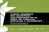 Análisis de las propuestas del Premio Compartir al Maestro · tigación Rasgos característicos de la enseñanza en Colombia en las áreas de Mate-máticas, Tecnología, Educación