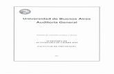 Universidad deBuenosAires Auditoría General · 2019-06-14 · ÍNDICE CONTENIDO 1. OBJETIVO DELATAREA 2. ALCANCE YMETODOLOGÍA DETRABAJO 3. LIMITACIONES ALALCANCE 4. TAREA REALIZADA