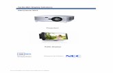 Tarifa NEC Display Solutions Abril/Junio 2011 pvp nec.pdf · gratis un NEC Soundbar90 NEC MultiSync P221W Monitores Anchos (formato 16:10) de Oficina Profesional que ofrecen gran