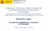 PLANES DE EMERGENCIA NUCLEAR · 2013-02-27 · Plan de Emergencia Interior (PEI) regulado por el Reglamento de Instalaciones nucleares y radiactivas: Responsabilidad titular de la