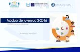 Modulo de juventud 3-2016 - Centro de Estudios Urbanos y …ceur.usac.edu.gt/.../MODULO-JUVENTUD-ENEI-3-2016.pdf · 2017-07-13 · Instituto Nacional de Estadística 67% de la PEA