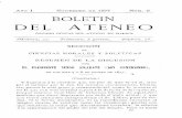 ÓRGANO OFICIAL DEL ATENEO DE MADRID · 2007-04-25 · aÑo i noviembre de 1877 nÚm. 9 boletÍn del ateneo Órgano oficial del ateneo de madrid ¿montera, 22. trimestre, 5 pesetas.