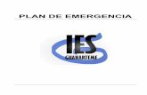 PLAN DE EMERGENCIA - Gobierno de Canarias...Plan de Emergencias IES GUANARTEME 1.2.1 PLANTA BAJA OCUPACIÓN MÁXIMA 200 a 250 PERSONAS VÍAS DE EVACUACIÓN LAS HABITUALES: ESCALERAS,