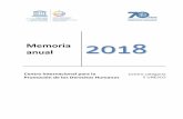 Memoria 2018 - cipdh.gob.ar · Justicia (CVJ), hoy institucionalizadas por la DGVJ en su carácter de institución rectora de los derechos humanos y custodio del acervo documental.