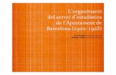 Diapositiva 1 - Universitat de Barcelona - Homemanera estable ja en la decada de 18604; és a Dupaquier. 3 panorama general sobre el de.envolupament del Pensa- ment estadistic es pot