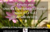 Iglesia Biblica Bautista de Aguadilla, Puerto Rico - Estudio #29 …iglesiabiblicabautista.org/archivos/estudios/el... · 2016-08-12 · Egipto ni en ninguna potencia extranjera para