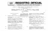 REIISlRO - Agrocalidad · 2017-06-07 · trampeo, si a parte de los lugares identificados al Ecuador por W1a sola vez al año a otros lugares Ceratitis capitata (alre4cdor de ehino