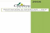 INVITACIÓN A OFERTAR RFP · 2016-11-02 · de la cancha en la sede del Parque COMFENALCO Guayabal, bajo la modalidad de precios unitarios fijos, de acuerdo a las especificaciones