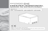MANUAL DE INSTRUCCIONES - daewoo.cl de Usuario FF-251HD.pdf · en la que se encuentre el aparato, depende de la cantidad de refrigerante utilizado. La habitación debe ser de 1m3