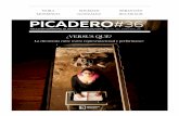 SEBASTIÁN MOSEINCO GONZÁLEZ BLUTRACH PICADERO#36inteatro.gob.ar/Files/Publicaciones/198/Revista Picadero 36.pdf · compara la experiencia de los ‘70, donde estaban Ulay y ella
