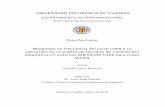 UNIVERSIDAD POLITÉCNICA DE VALENCIA · 2018-12-19 · técnicas de transmisión multiportadora como OFDM (multiplexación por división en frecuencias ortogonales) y otras tecnologías