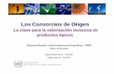 Los Consorcios de Origen - WIPO...En una región se produce un producto típico poco competitivo. Productores perciben pocos ingresos por ventas del producto. Productos Actividad Línea