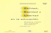 FERE-CECA y EyG (2007): Calidad, Equidad y Libertad en la ...Documento elaborado por un grupo de trabajo de FERE-CECA coordinado por: Miguel Ángel VELASCO LÓPEZ Manuel DE CASTRO
