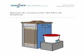 Manual de construcción del filtro de bioarena · 2018-11-12 · Implementación de proyectos de filtros de bioarena Manual de const. de filtros de bioarena v Glosario Adsorción