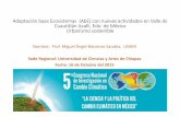 Adaptación base Ecosistemas (AbE ) con nuevas actividades ... · Factores en la Gestión del DU AbE Ordenamiento ecológico Impacto ambiental Riesgo ambiental Protección civil ...