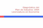 Diagnóstico del Plan de Estudios 1994 Licenciatura en Economíaherzog.economia.unam.mx/reformac/mt/dg_instrumentales.pdf · La suspensión de la secuencia y de la obligatoriedad