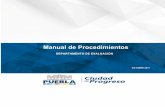 DEPARTAMENTO DE EVALUACIÓNgobiernoabierto.pueblacapital.gob.mx/transparencia_file/... · 2018-12-20 · Presupuestarios así como de los indicadores del desempeño y se presenta
