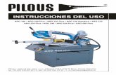 INSTRUCCIONES DEL USO - Maquinaria Márquez · 2013-07-19 · Otras partes y piezas de la máquina son acondicionadas por chapar de cinc o tintar a negro. 1.2. Empaque El elemento