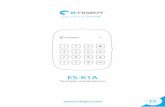 ES-K1A - GASFRIOCALOR.COM2015/03/04  · 2 Introducción Gracias por su compra del teclado ES-K1A. Con el ES-K1A podrá armar y desarmar su sistema de alarma, o armarlo en el Modo