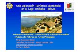 Una Operación Turística Sostenible en el Lago Titikaka ... · Seminario Andino de Capacitación en Turismo Sostenible y Alivio a la Pobreza en Areas Protegidas Jorge Cárdenas Robles