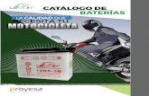 CATأپLOGO DE BATERأچAS - 2018-03-19آ  especificaciones tأ‰cnicas. baterأچas de libre mantenimiento aplicaciأ“n