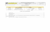 TABLA DE CONTENIDO...2017/06/22  · • HS FO 072 “Lista de chequeo para grúas, plumas y accesorios” • HS FO 078 “Lista de chequeo inspección de seguridad equipo de levantamiento