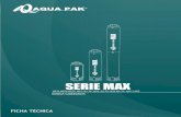 SERIE MAXfichas-tecnicas.aquapak.com.mx/01_FTAQ-MAX-2.pdfSERIE MAX M03X,M05X,M07X, M1X, M1.5X, M2X, M2.5X, M3X,M3.5X, M4X Y M5X ESPECIFICACIONES MATERIALES DE CONSTRUCCIÓN APLICACIONES