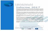 Informe 2017cdn01.pucp.education/.../latinobarometro-informe-2017.pdfalcanza 600 millones de habitantes. Banco de datos en línea: Latinobarómetro cuenta con el primer banco de datos