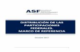 DISTRIBUCIÓN DE LAS PARTICIPACIONES …...Marco de Referencia de la Distribución de las Participaciones Federales 2016. 8 2. Importancia de las Participaciones Federales en el contexto