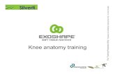 Knee anatomy training - silverti.com.ec · Uso de la marca del laser de la barra de injerto como guía, marque los miembros de sutura cinco (5) centímetros de la abertura del túnel