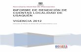 INFORME DE RENDICIÓN DE CUENTAS LOCALIDAD DE ENGATIVÁ … · 2020-01-16 · mujeres cabeza de familia, discapacitados, desplazados para la generación de ingresos, y realizar el
